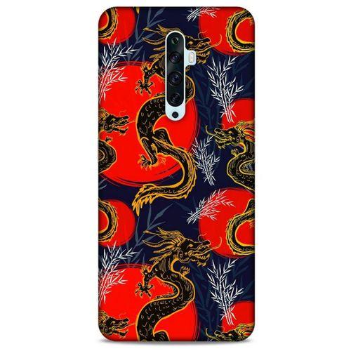 Oppo Reno 2z Kılıf Dragons (30) Silicone Case Ejderha Cizimi