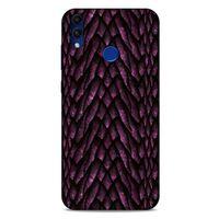 Huawei Honor 8C Kılıf Dragons (7) Telefon Kılıfı Ejderha Skin Bordo