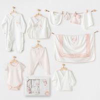 Andywawa Andywawa AC25551 Newborn Set Pınk Baloons 10'Lu Hastane Çıkışı Ekru