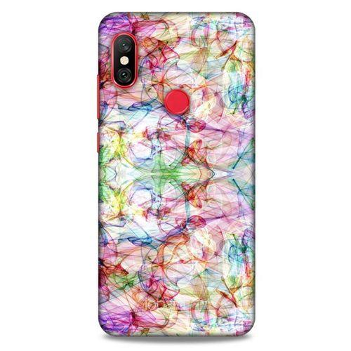 Xiaomi Mi A2 Lite Kılıf Pastel Renkler (12) Koruyucu Silikon Beyaz Mavi
