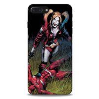 Apple Iphone 7 Plus Uyumlu Kılıf Harley Quinn (40) Fit Silikon Kılıf Leylak