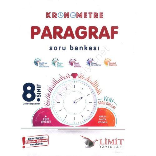 8. Sınıf LGS Kronometre Paragraf Soru Bankası Limit Yayınları