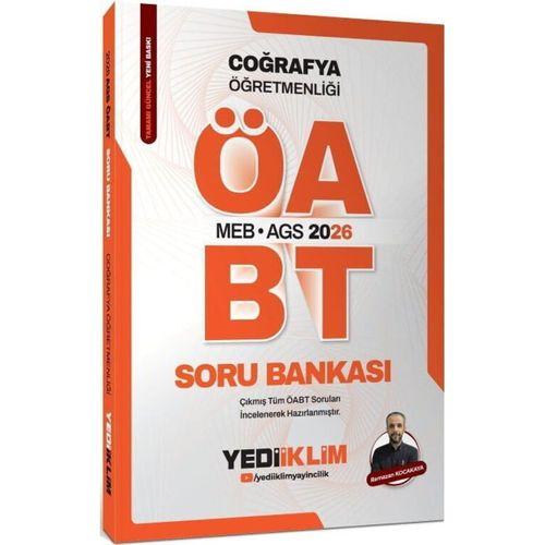 2026 MEB AGS ÖABT Coğrafya Öğretmenliği Tamamı Çözümlü Soru Bankası Yediiklim