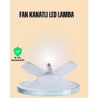 Yüksek Işık Güçlü Led Ampül 4 Kollu Katlanır Pervane Tasarım