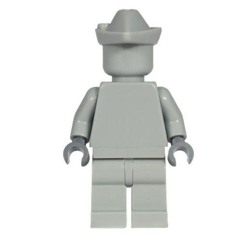 Lego Minifigür Statue Light Bluish Gray Forestmen's Hat cty1218