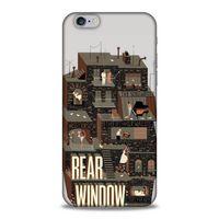 Lopard Apple Iphone 6S Uyumlu Kılıf IMDB Film (49) Ultra Silikon Kılıf Arka Pencere