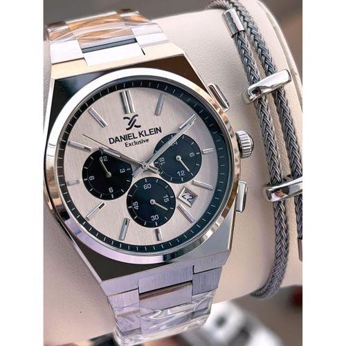Daniel Klein Prx Kasa Kronometreli İtalyan Tasarım Bileklik Hediyeli Garantili Erkek Kol Saati PRx.4