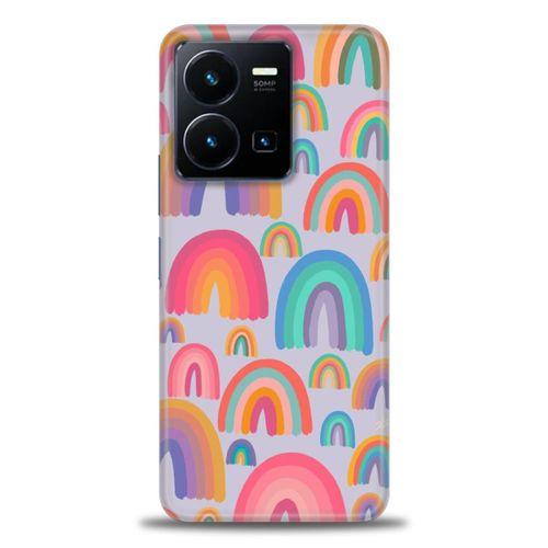 Tecno Spark Go 2023 Kılıf HD Baskılı Kılıf - Gökkuşakları + Tam Ekran Koruyucu