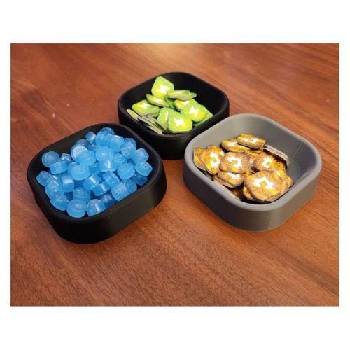 Stack N Play İstiflenebilir Jeton Kaseleri 3D Baskı (Bu ürün Sadece Plastik parçadır - Almadan Önce Soru Sorabilirsiniz)