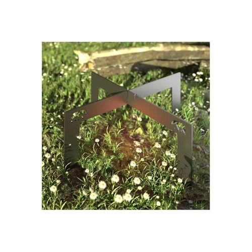 Kamp Ayısı® Bushcraft OX+™: XLarge Katlanır Ateş Üzeri Metal Kamp Izgarası - Su Geçirmez Taşıma Çantalı