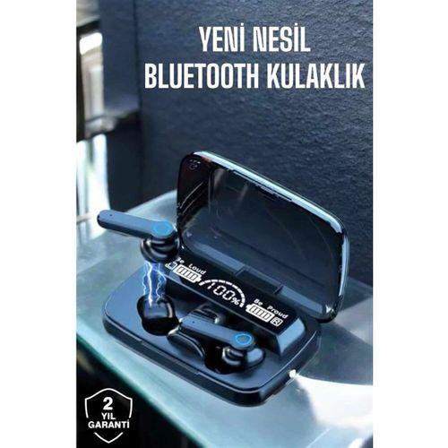 Bluetooth Kulaklık Powerbankli Dijital Göstergeli Dokunmatik Kontrol