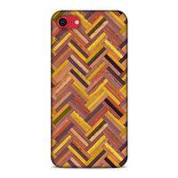 Lopard Apple iPhone SE 2020 Uyumlu Kılıf Wood'X (39) Liquid Crystal Kılıf Baskılı