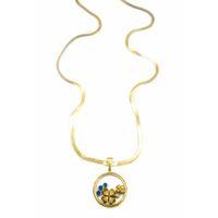 Yoncalı Fanus İtalyan Kolye - Altın