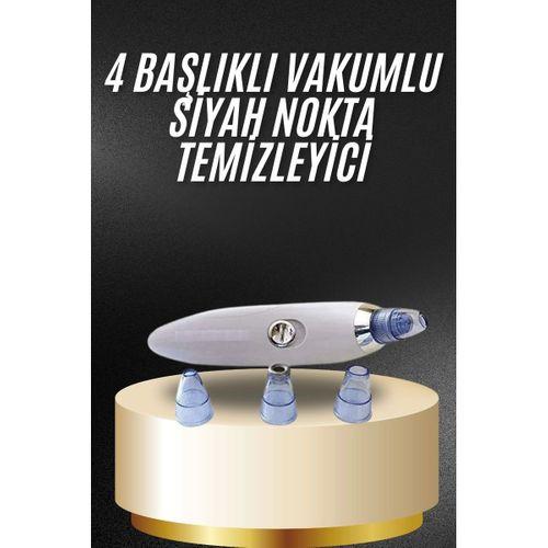 Yeni Nesil Vakumlu Pilli Siyah Nokta Ve Yüz Temizleme Cihazı 4 Başlıklı