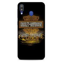 Samsung Galaxy M20 Uyumlu Kılıf Motorsiklet (35) Fit Design Kılıf Harley Davidson