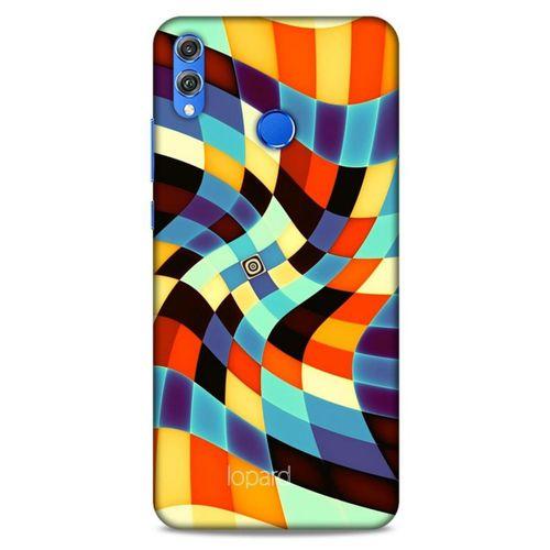 Huawei Honor 8x Kılıf Pastel Renkler (28) Arka Kapak Karışık Renkli