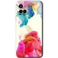 Vivo Y21s Kılıf HD Desen Baskılı Arka Kapak - Gökkuşağı Color