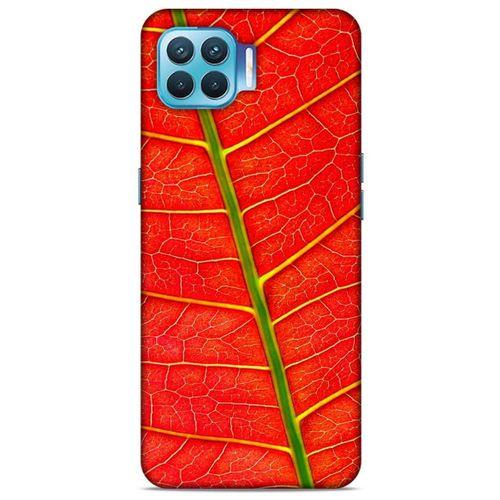 Lopard Oppo Reno 4 Lite Uyumlu Kılıf Bahar (32) Soft Silikon Kılıf Kırmızı