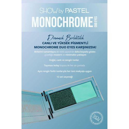 Show by Pastel Monochrome Duo Eyes - Ikili Far Paleti 32 Blackout