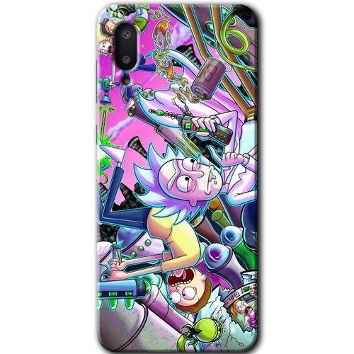 Samsung Galaxy A02 Kılıf Baskılı Kapak - Graffiti Çizgi Film +Tam Ekran Koruyucu