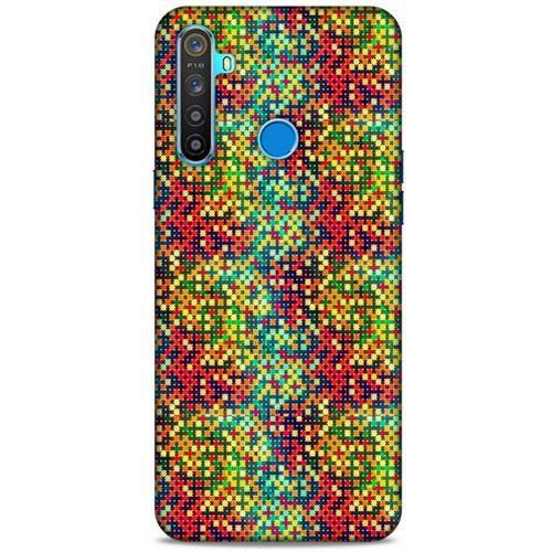 Geometrix 53 Oppo Realme 5i Kılıf Silikon Kapak