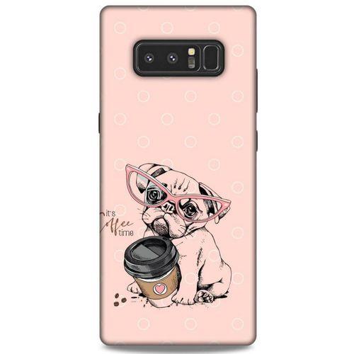 Animax Pugs COFEE Samsung Galaxy Note 8 Kılıf Desenli Silikon
