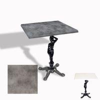 Dockers Çipa 1003 Döküm Ayak Kare Masa 80x80 cm - (Werzalit, Wermodin ve Allzalit Tabla) - Copperfield