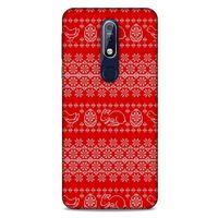 Kazak (9) Desenli Silikon Kapak Nokia 7.1 Kılıf