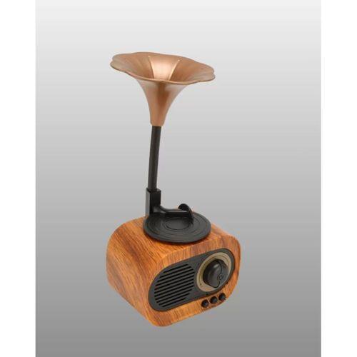Taşınabilir Mini Retro Radyo Bluetooth Hoparlör Usb Sd Aux Destekli