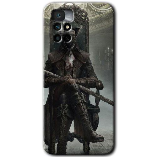 Xiaomi Redmi Note 11 4G HD Baskılı Kılıf + 9D Tam Ekran Koruyucu - Bloodborne Hunters