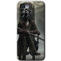 Xiaomi Redmi Note 11 4G HD Baskılı Kılıf + 9D Tam Ekran Koruyucu - Bloodborne Hunters