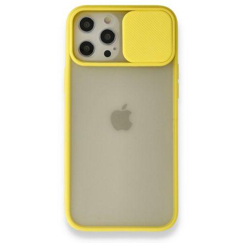 iPhone 12 Pro Max Kılıf Palm Buzlu Kamera Sürgülü Silikon