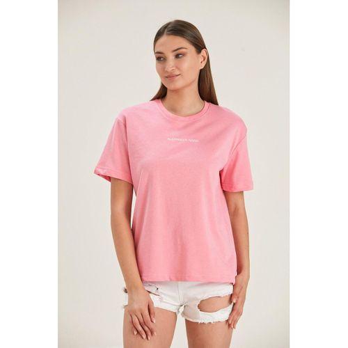 ALEXANDERGARDI OVERSİZE FİT NAKIŞLI T-SHİRT (B22-38500)