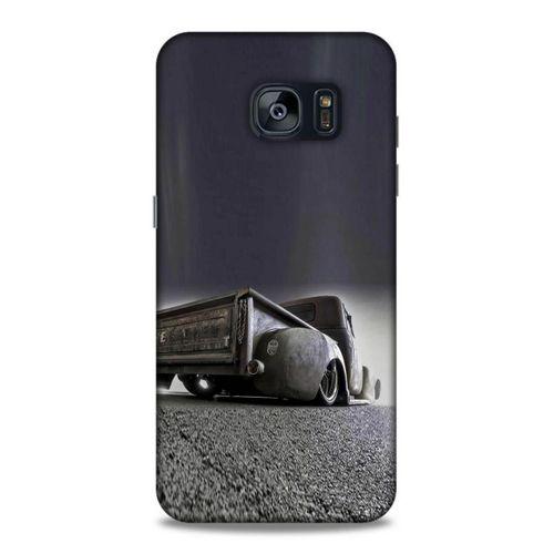 Lopard Samsung Galaxy S7 Edge Uyumlu Kılıf PickUpX (10) Full Koruma Kılıfı Koyu Gri