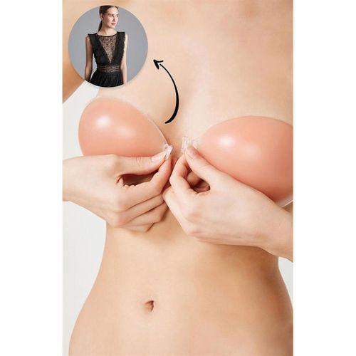 Kadın Yapışkanlı Dolgulu Klipsli Et Sütyen Miss Feliz