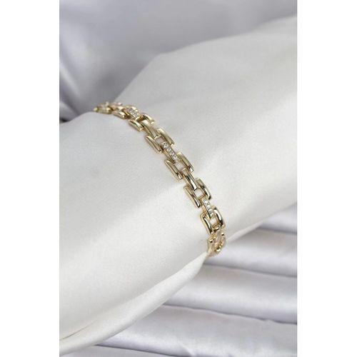Xuping Zincir Model Gold Renk Kadın Bileklik