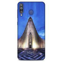 Samsung Galaxy M30 Kılıf Dünya Mimarisi (38) Neo Hybrid Kılıf Church of Hallgrimur