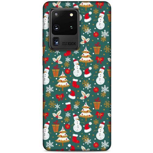 Yılbaşı Süsleri 44 Samsung Galaxy S20 Ultra Kılıf Silikon Kapak