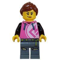 Lego Minifigür Kick Scooter Driver Female cty1626