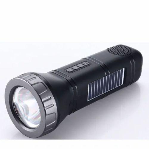 Güneş Enerjili Bluetooth Radyo Özellikli Kamp El Feneri