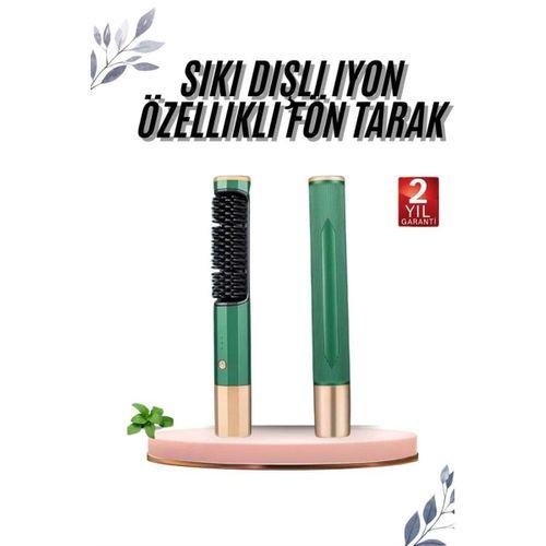 Üflemeli Saç Düzleştirici Fön Tarak Yüksek Isı Ayarlı İyon Özellikli