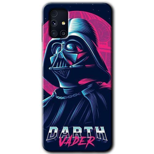 MRCİLETİSİM Samsung Galaxy M31s Kılıf Baskılı Kapak - Darth Vader +Tam Ekran Koruyucu