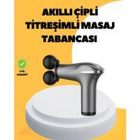 Şarjlı 4 Başlıklı Titreşimli Masaj Aleti Derin Kas Masajı Sporcu Destekli