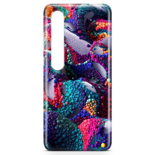Xiaomi Mi 10 Kılıf Renkli Boncuk 3d Arka Kapak Koruma Desenli Full Koruyucu