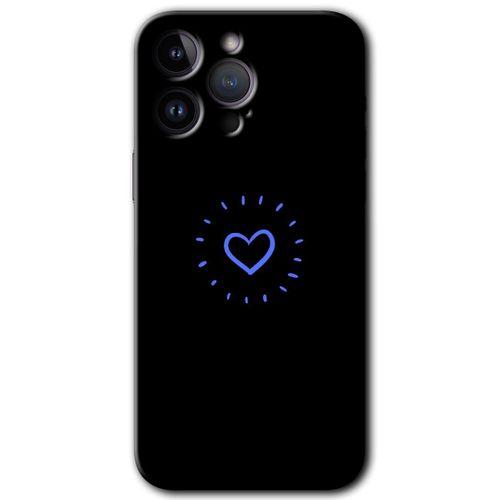 Potkal Hediye Fabrikası iPhone 14 Pro Max HD Baskılı Kılıf + 9D Tam Ekran Koruyucu - Heart Strokes