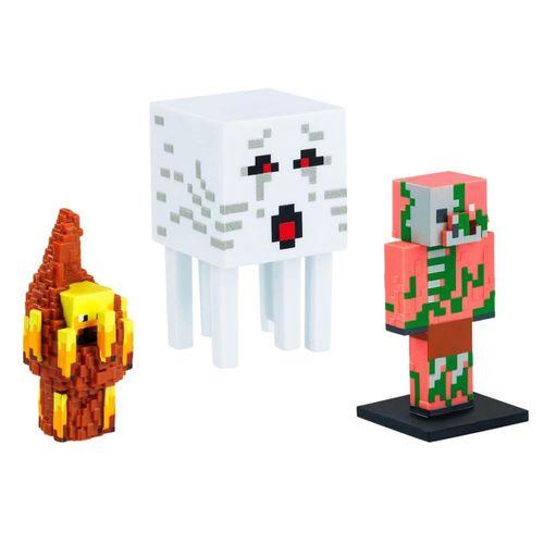 Minecraft 3D Figür Toppeez 3'iü Set Model 1