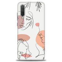 Xiaomi Mi 9 Lite Kılıf HD Baskılı Kılıf - Silüetler + Tam Ekran Koruyucu