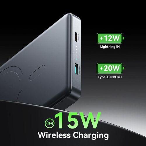Joyroom 20W Ultra-Slim Metal MagSafe Kablosuz Ve Kablolu 20W Hızlı Şarj Power Bank 10.000mAh