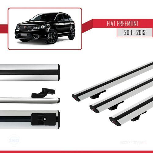 Fiat Freemont 2011-2015 Arası ile uyumlu Basic Model Ara Atkı Tavan Barı GRİ 3 ADET