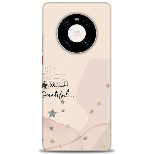 Huawei Mate 40 Pro Kılıf HD Baskılı Kılıf - Greateful + Tam Ekran Koruyucu